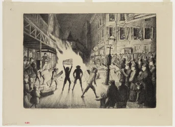 Wahlabend-Feuer, 1928